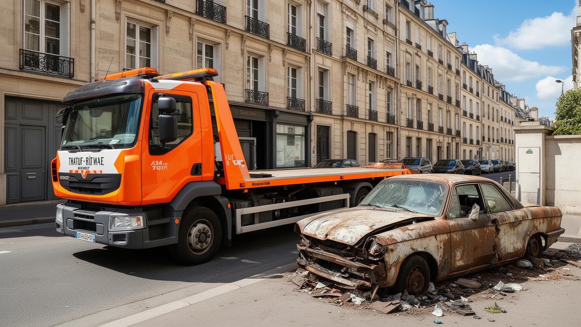 Recuperation epave abandonnee